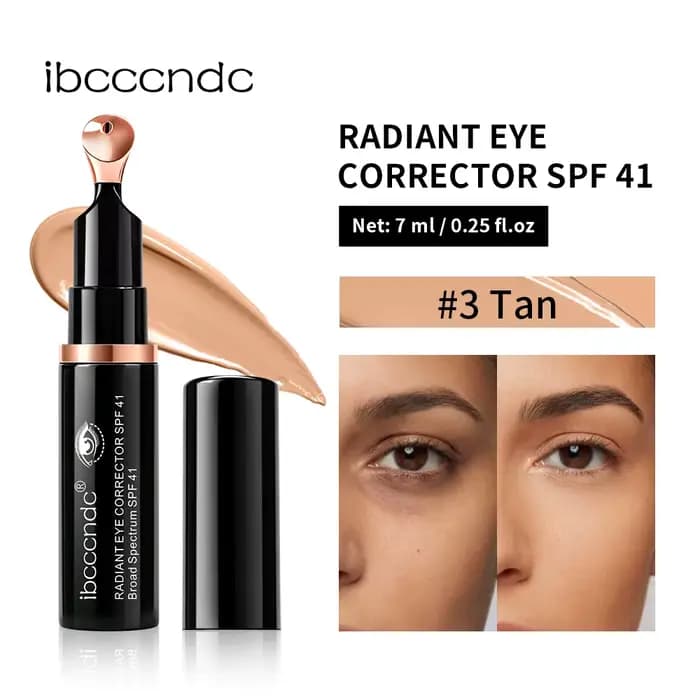 Correcteur de couleur pour les yeux SPF 41, crème hydratante anti-cernes, correcteur de couleur sous