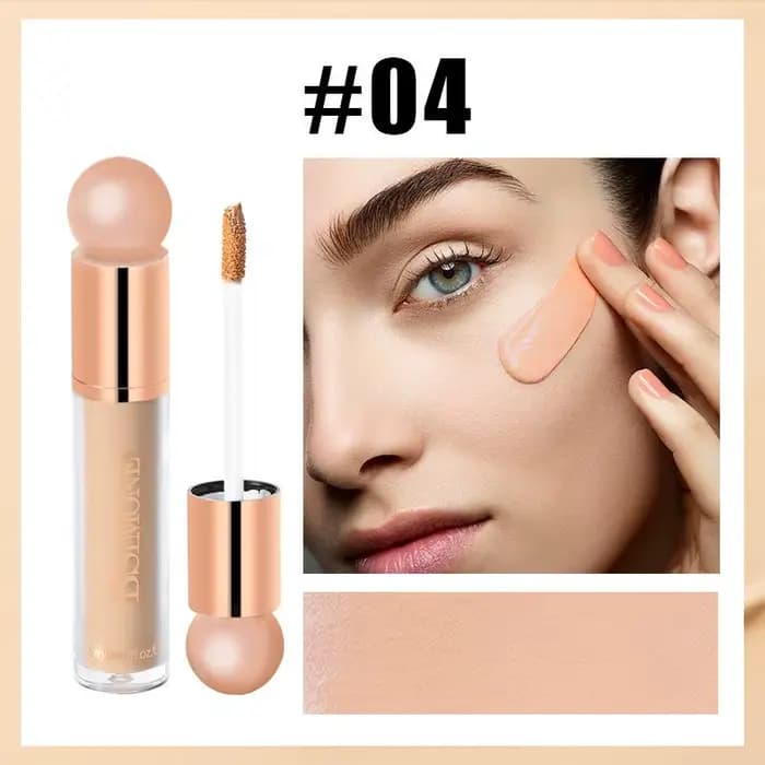 BSIMONE 5ML Fond de Teint Liquide Couvrant Complet, Correcteur de Cernes et Imperfections, Longue Te