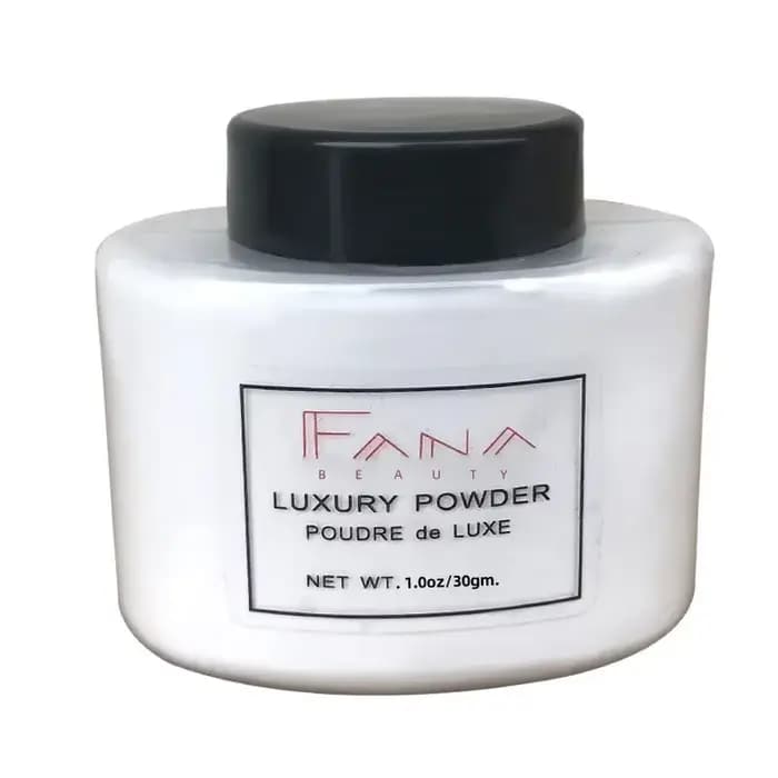 Poudre libre contrôle de l'huile banane poudre de luxe pour les femmes fond de teint poudre bouteill