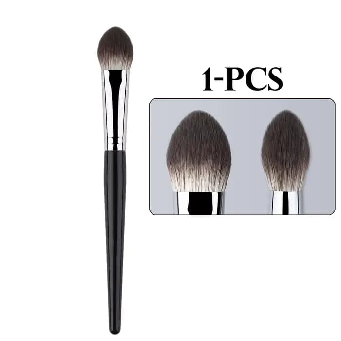 Coeur de pêche fard à joues brosse poudre Blush crème liquide Blush pinceaux de maquillage plat peti