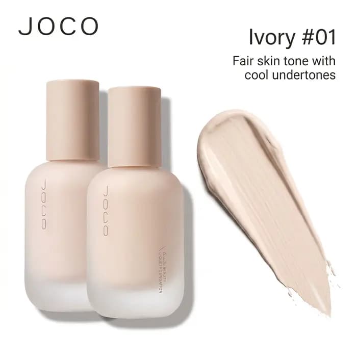 Fond de teint hydratant Joco, lisse, longue tenue, imperméable, résistant à la transpiration, crème 