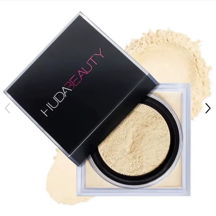 Huda Beauty poudre de réglage de cuisson en vrac longue durée contrôle de l'huile naturel visage mat
