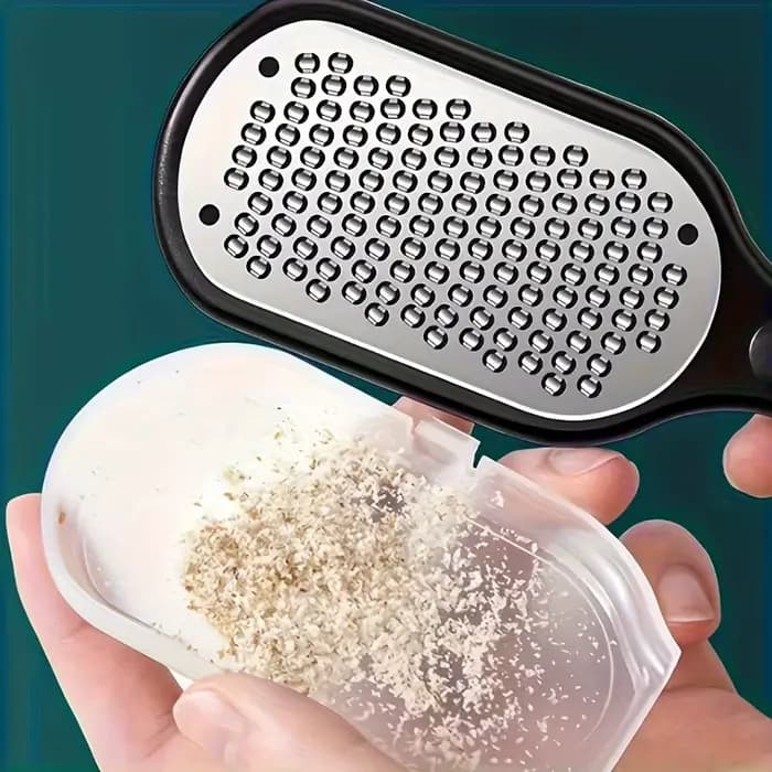 Râpe et éliminateur de callosités professionnels en acier inoxydable robuste, indolores, avec protec