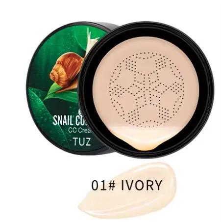 Crème BB au Collagène d'Escargot, Fond de Teint CC à Coussin d'Air Tête de Champignon, Hydratation I