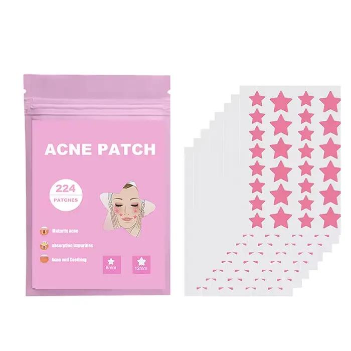 Star Pimple Patch pour l'acné, coloré, invisible, élimination de l'acné, autocollants de soins de la
