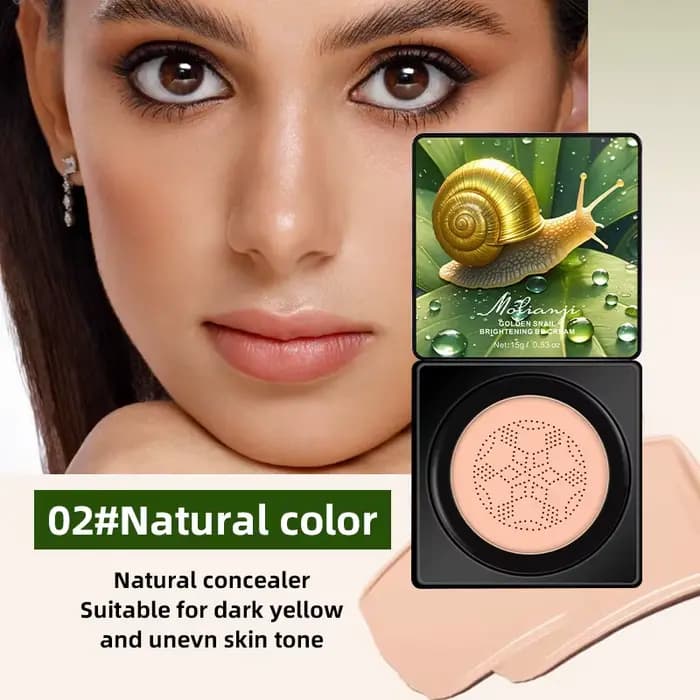 BB crème au collagène d'escargot, fond de teint à coussin d'air, crème CC, correcteur liquide éclair