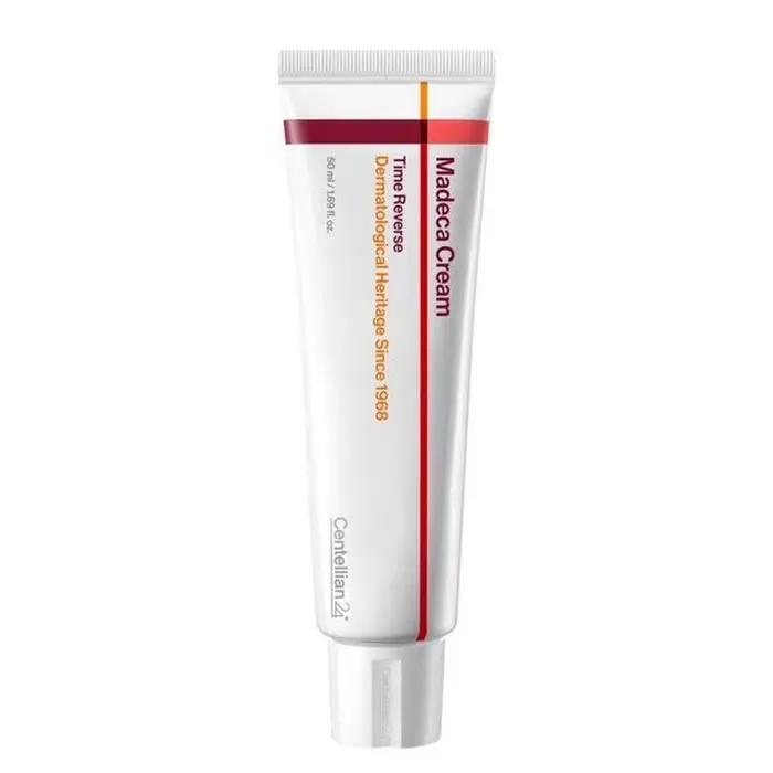 Crème coréenne Madeca PDRN anti-âge hydratante à la Centella Asiatica, lissante, réparatrice de la b