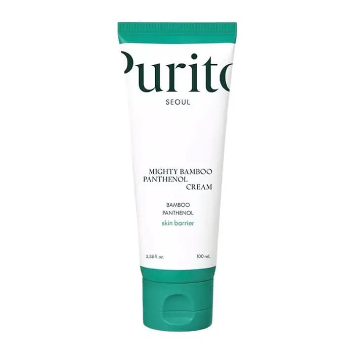 Crème coréenne Purito Mighty Bamboo Extract Panthenol, Essence apaisante légère à absorption rapide,
