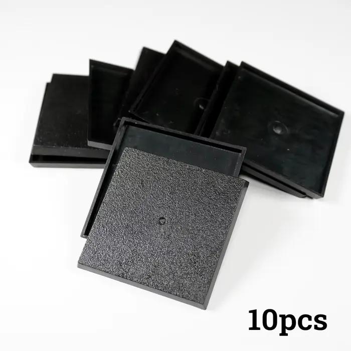 Bases carrées de 50 mm pour miniatures imprimées en 3D