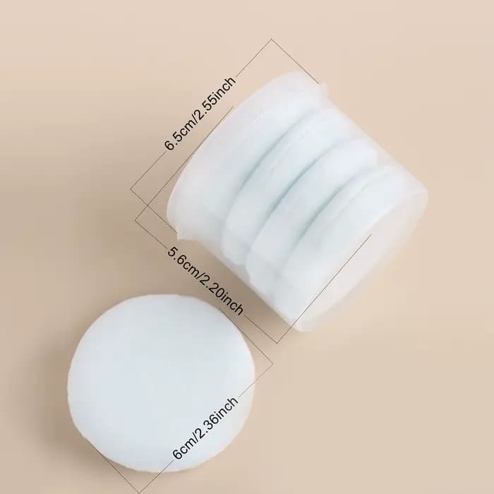 Houppette de maquillage en velours doux