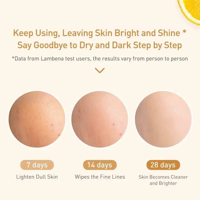 LANBENA sérum de vitamine C pour crème pour le visage blanchissant hydratant dissolvant de taches de rousseur estompe
