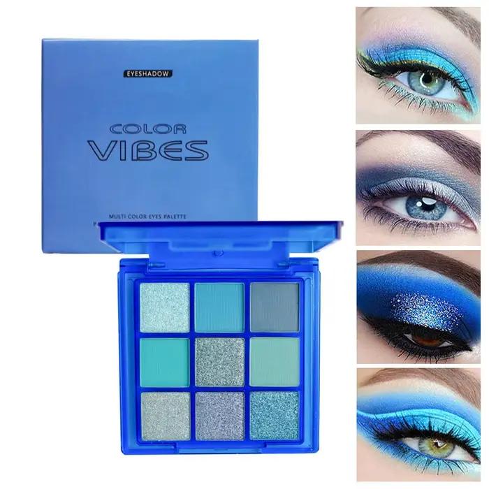 Palette de fard à barrage bleu sang
