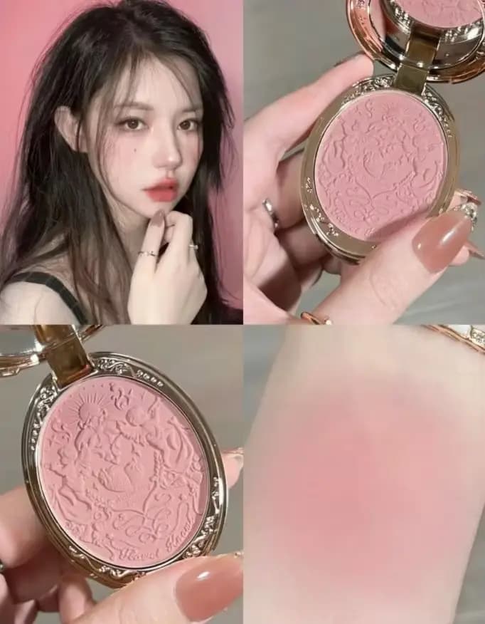 Flower Know Strawberry Rococo Embossed Blush