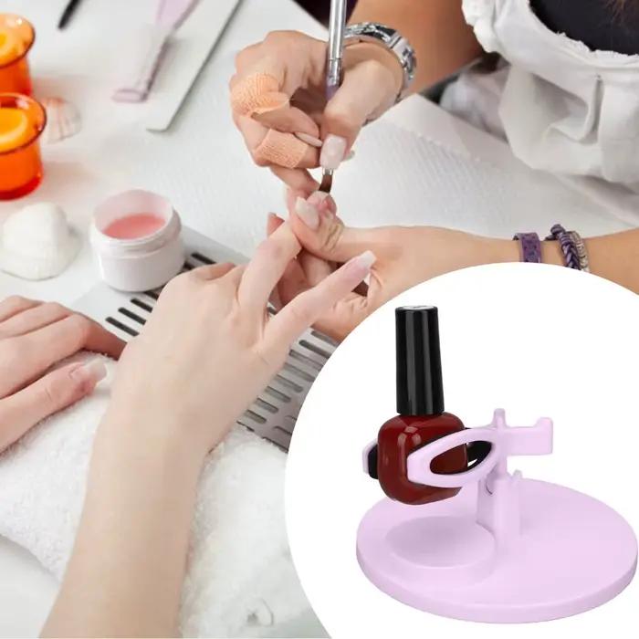 Support de Bouteille de Vernis à Ongles Inclinable à Angle Réglable