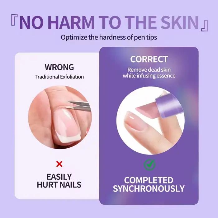 Stylo d'huile pour soins des ongles 3-en-1