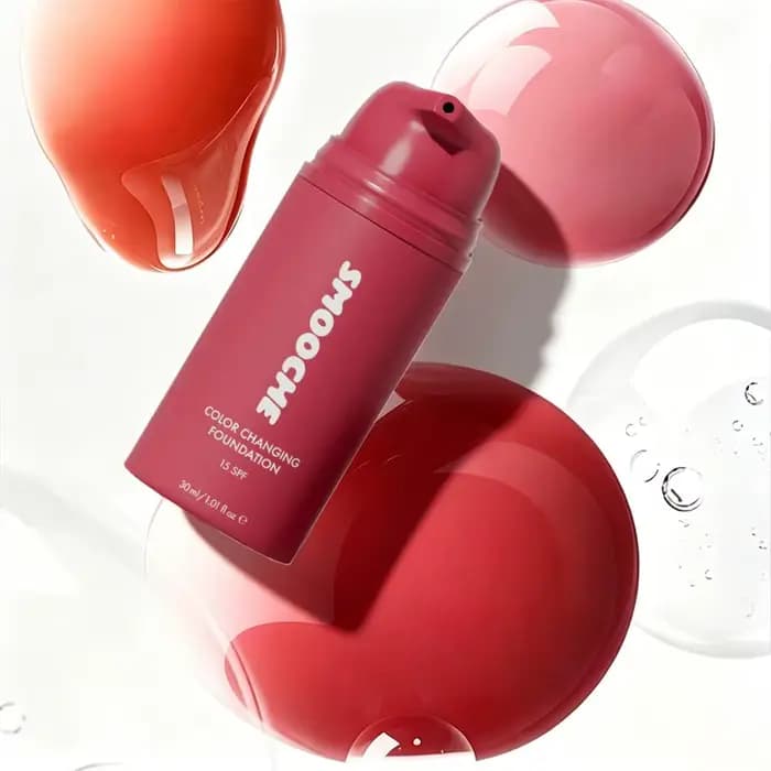 1-10X 30ml Crème de fond de teint qui change de couleur - Teinte auto-ajustable qui couvre les imperfections et les ridules pour un look naturel impeccable