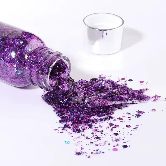 Paillettes multifonctionnelles pour le maquillage et la décoration pour les fêtes et les festivals utilisables sur le corps, les cheveux et les yeux occasions spéciales femmes
