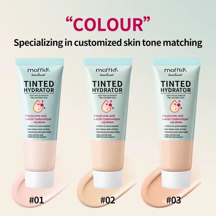 Crème hydratante teintée