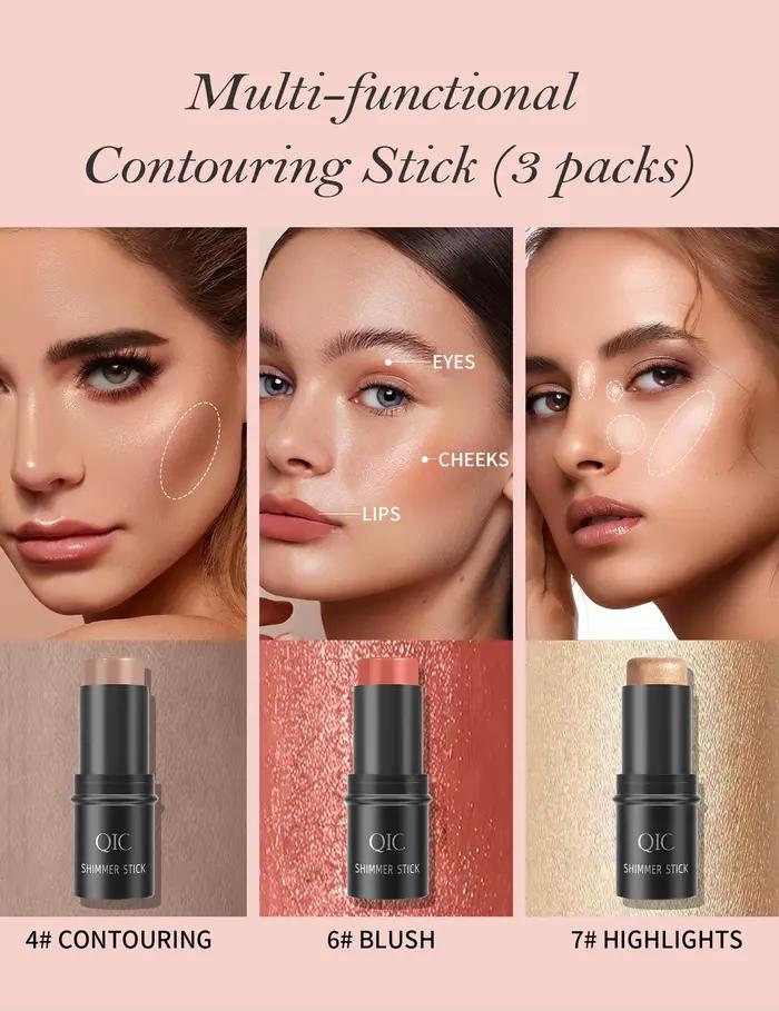 Ensemble de maquillage blush