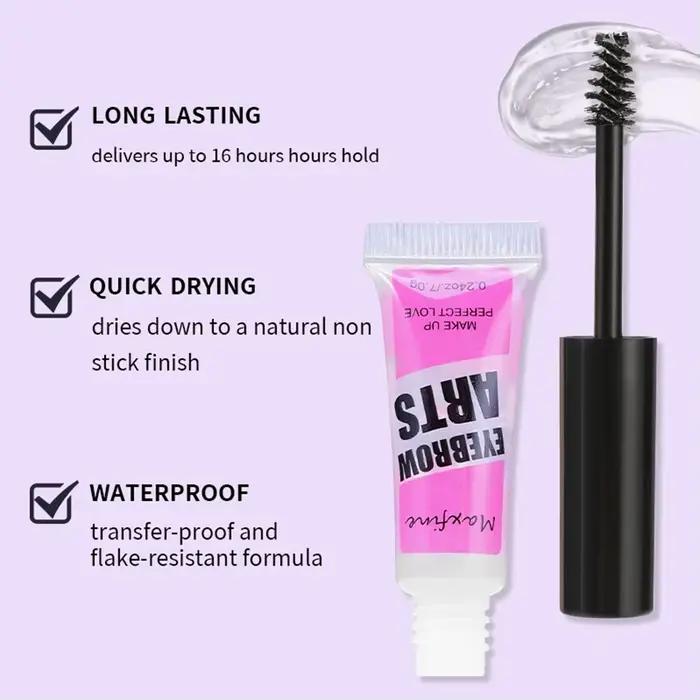 Gel de mise en forme des sourcils, imperméable, naturel, Transparent, longue durée, séchage rapide, colle 3D sauvage, maquillage professionnel, cosmétique