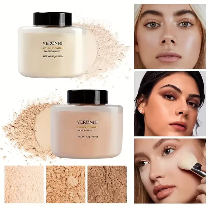 Poudre de fond de teint de luxe pour femme