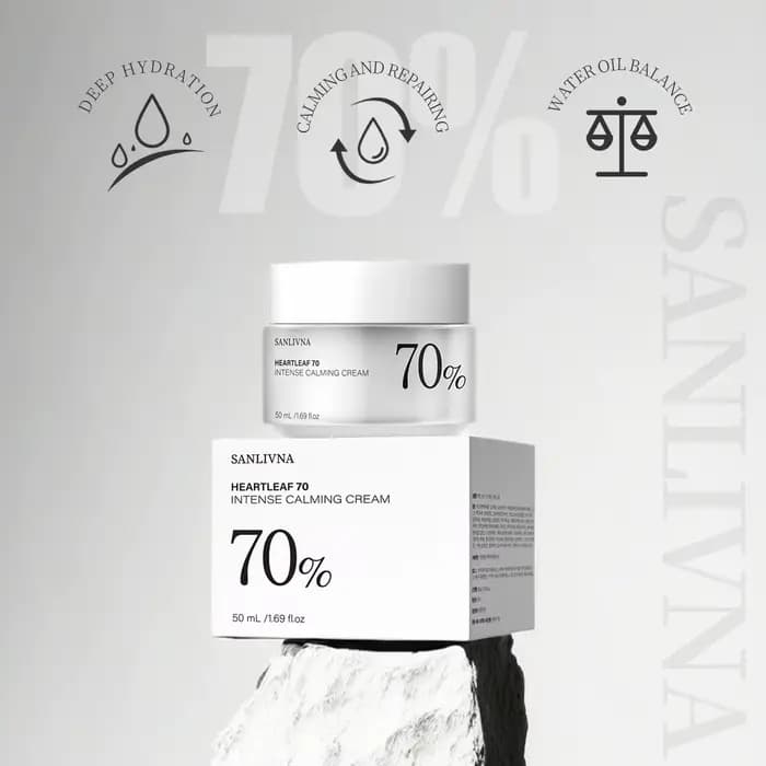 HEARTLEAF 70 crème apaisante Intense