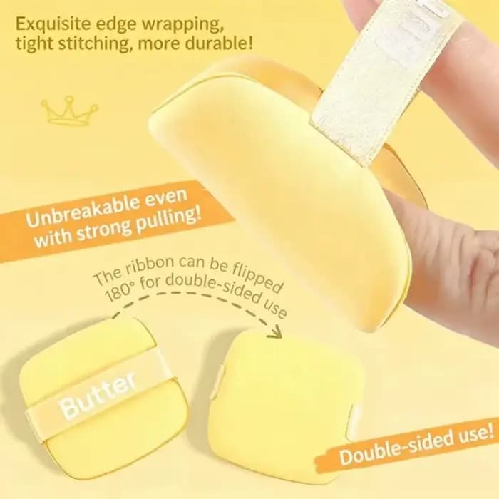 Éponge de maquillage double face super douce pour fond de teint liquide