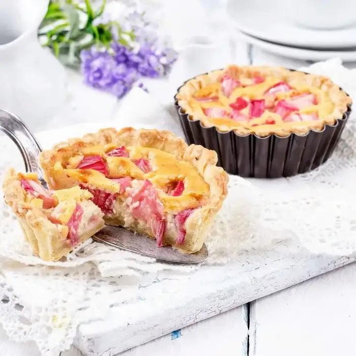 Moule à tarte amovible antiadhésif à fond détachable, facile à nettoyer, forme ronde, côtés cannelés, moule à pizza, pour pâtisserie professionnelle