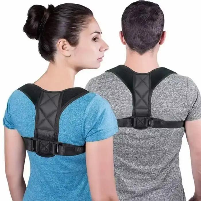 Ceinture Correctrice de Posture 1PC - Soutien Dorsal Réglable pour Femmes et Hommes, Soutien de la Colonne Vertébrale, Alignement de la Clavicule et des Épaules, Soulagement des Douleurs Lombaires