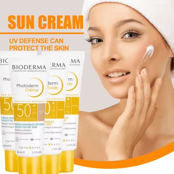 Crème solaire éclaircissante BIODERMA Corée 40g SPF50+ Protection UV Hydratante Texture rafraîchissante et non collante pour le visage et le corps