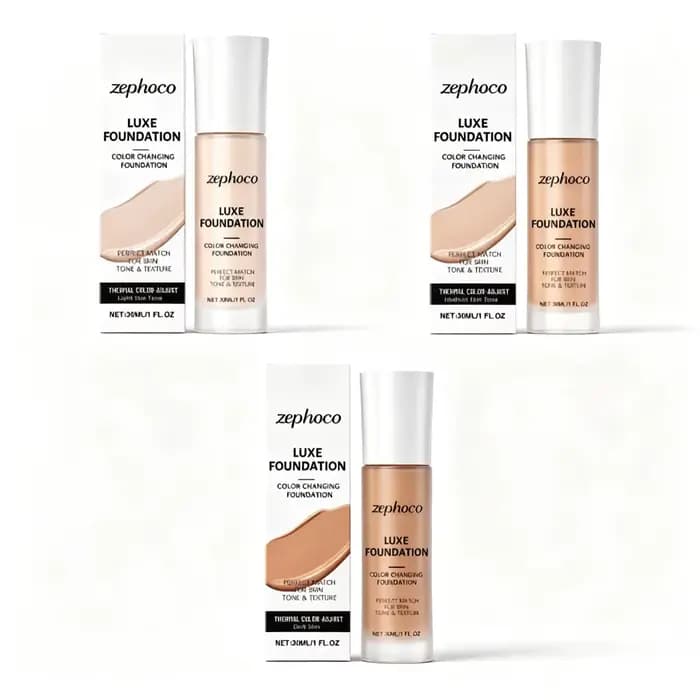 Fond de teint Zephoco Color Changing Luxe 30ml
