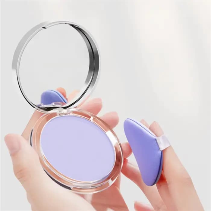 Poudre compacte bicolore délicate