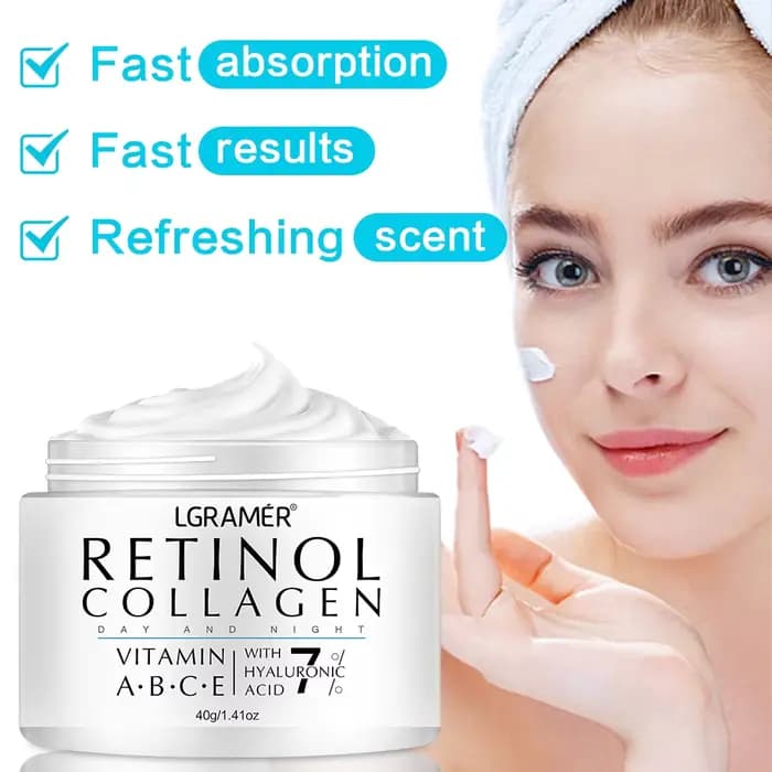 Crème anti-rides au rétinol pour le visage