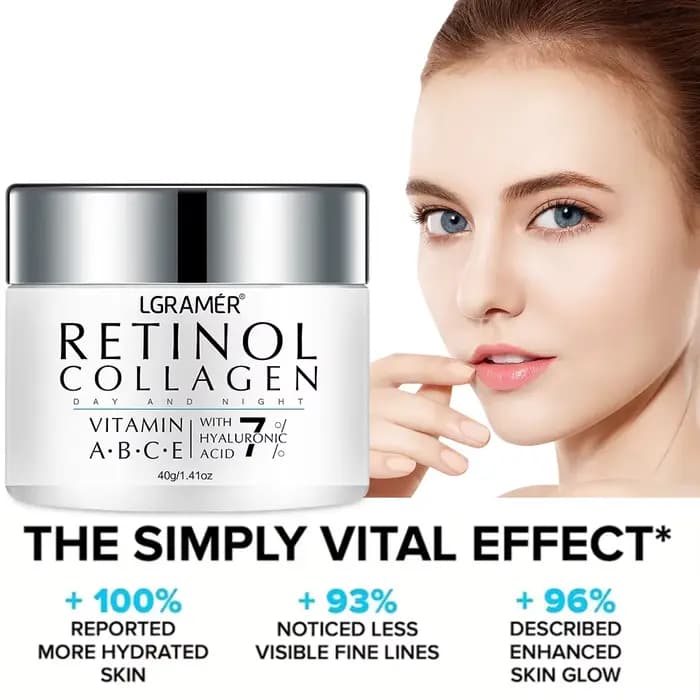 Crème anti-rides au rétinol pour le visage