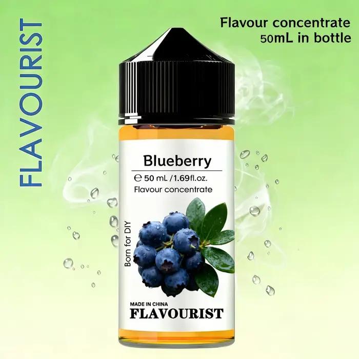 Concentré aromatisant à l'eau de bleuet FLAVOURIST, solubilité dans l'eau, arômes de fruits, arôme E, liquide aromatisé DIY, jus, parfum