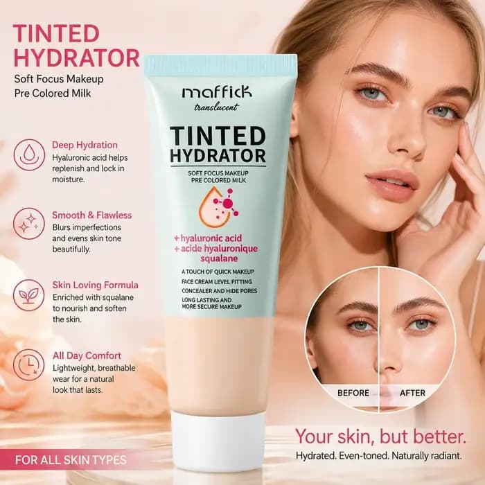 Crème hydratante teintée