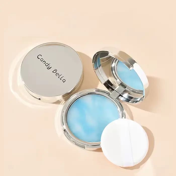 Poudre compacte bicolore délicate
