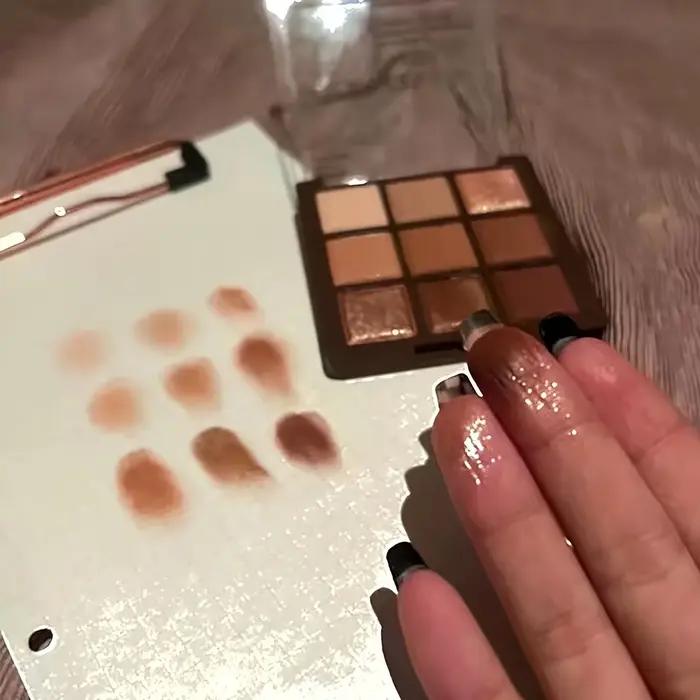 Mocha chocolat 9 couleurs fard à paupières Palette mat miroitant imperméable