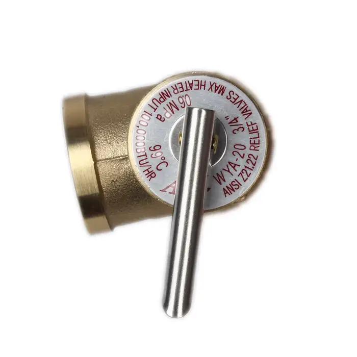 Soupape de sécurité de surpression et de température, 101, 116, 130, 145 PSI, 210F, vanne T/P, disponible en 0,7, 0,8, 0,9, options 1Mpa