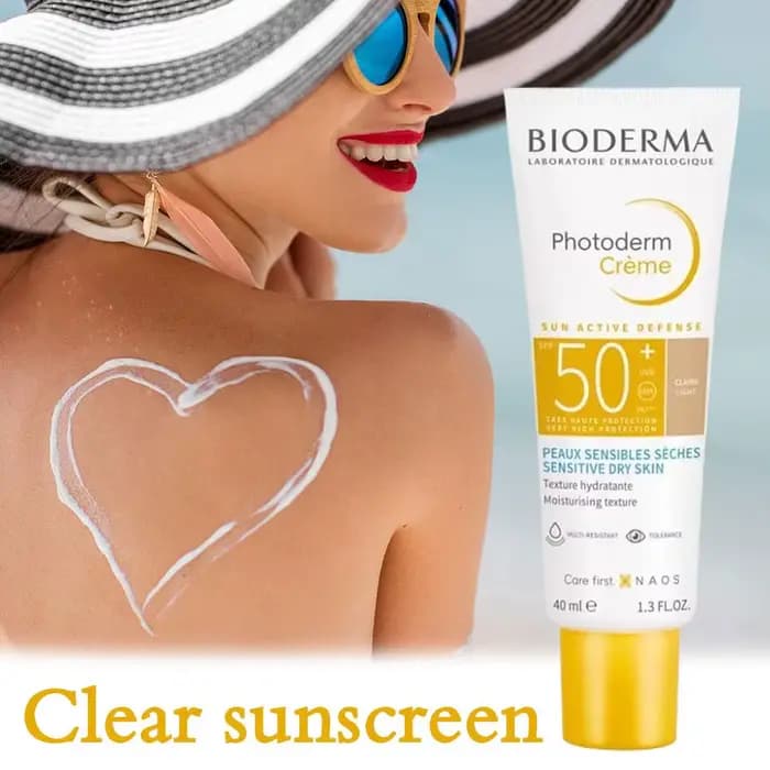 Crème solaire éclaircissante BIODERMA Corée 40g SPF50+ Protection UV Hydratante Texture rafraîchissante et non collante pour le visage et le corps