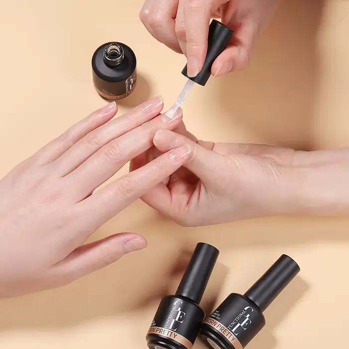 BORN PRETTY 15ml fonction Base de Gel Super couche de finition Gel de renfort Gel de Base en caoutchouc tremper le vernis Semi-Permanant UV LED
