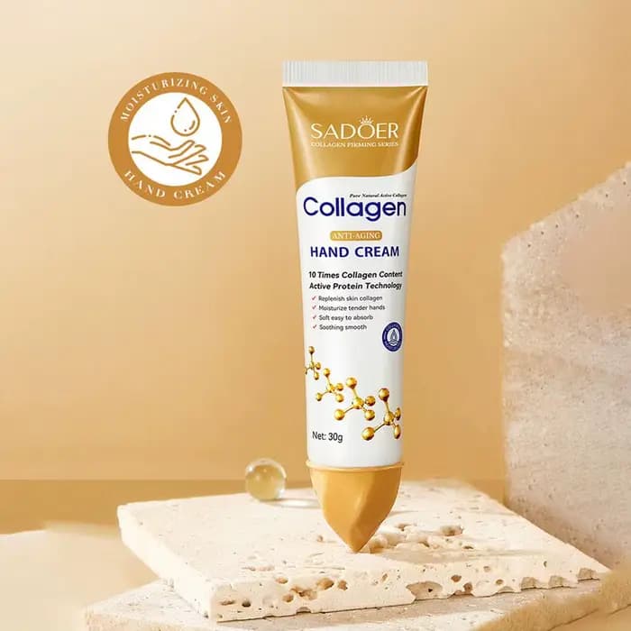 Crème pour les mains au collagène