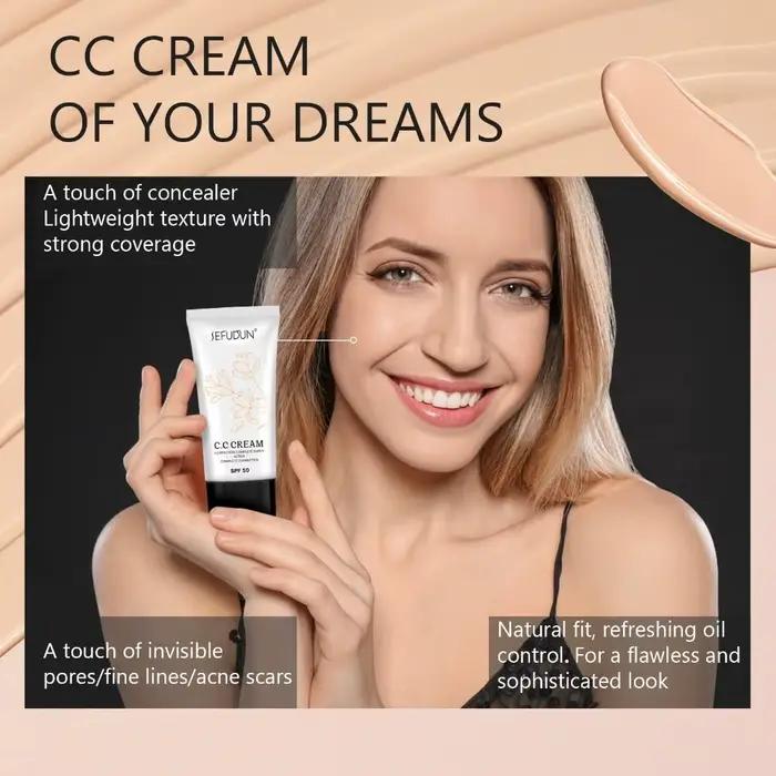 Avec Spf 50 coréen couleur changeante CC crème