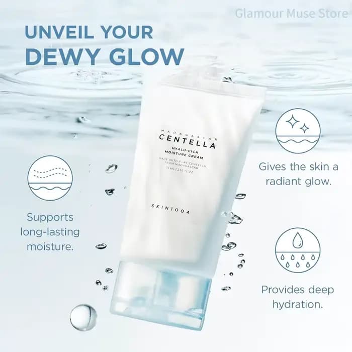 Sérum solaire hydratant Hyalu-Cica à la Centella coréenne SPF50 et crème hydratante