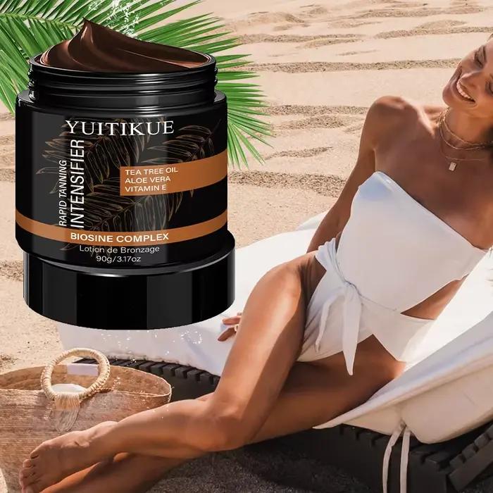 Crème Intensifiante de Bronzage Rapide YUITIKUE - Sans Soleil