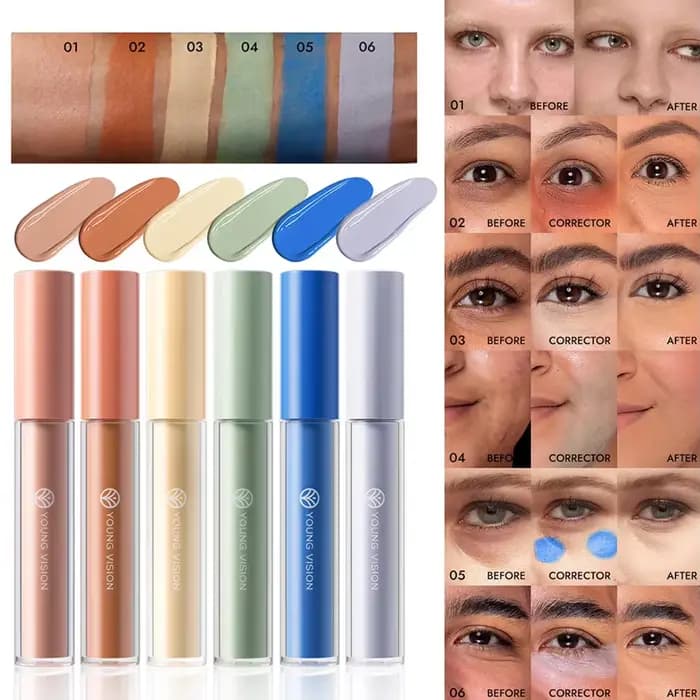 Fond de teint correcteur liquide jaune Orange