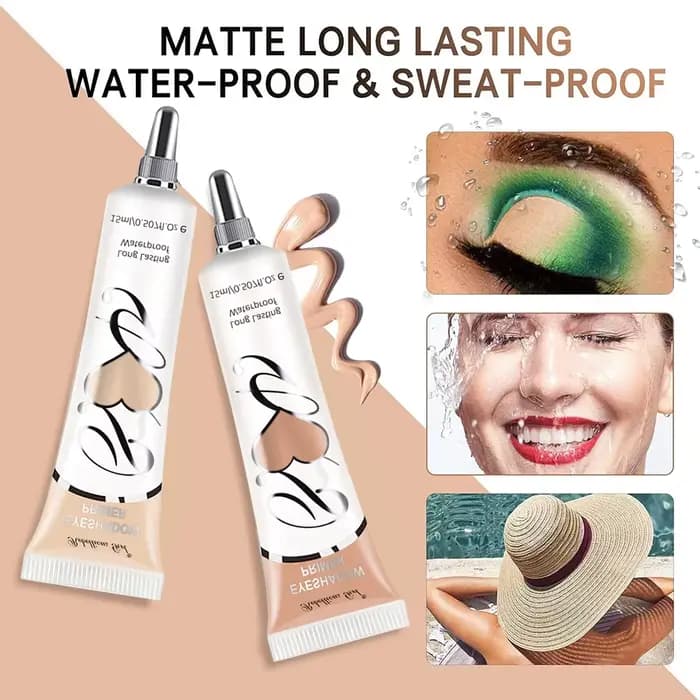 Base de maquillage pour paupières grasses