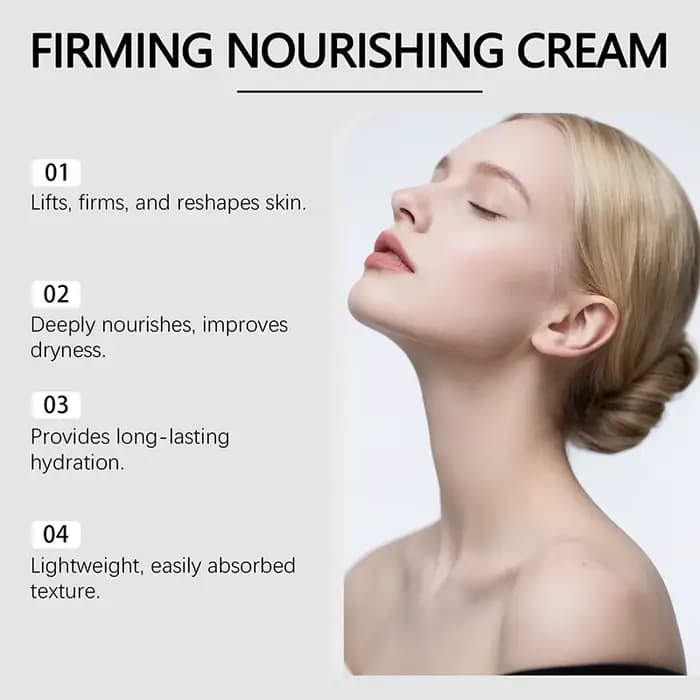 Crème raffermissante et nourrissante