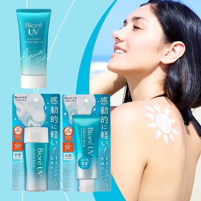 Crème Solaire SPF 50+ Protection Haut Rendement Hydratante Visage et Corps Occasions Ensoleillées Vacances Plage Randonnée Montagne Pique-Nique