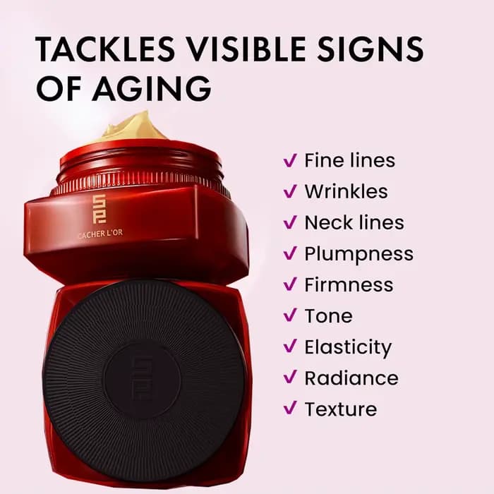 Crème Visage Anti-Âge de Luxe au Safran et Pro-Xylane